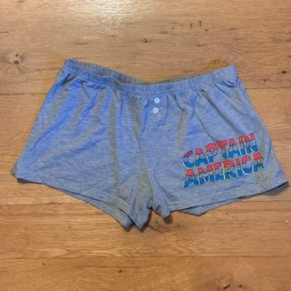 Captain America Cotton Blend Shorts - Picture 1 of 7